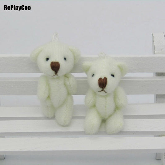 100Pcs Small Toy Teddy Bear Stuffed Plush 3.5CM